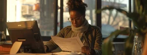 a person submitting paperwork for sam renewal.
