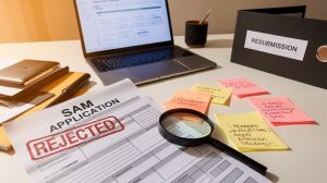 fixing a rejected application